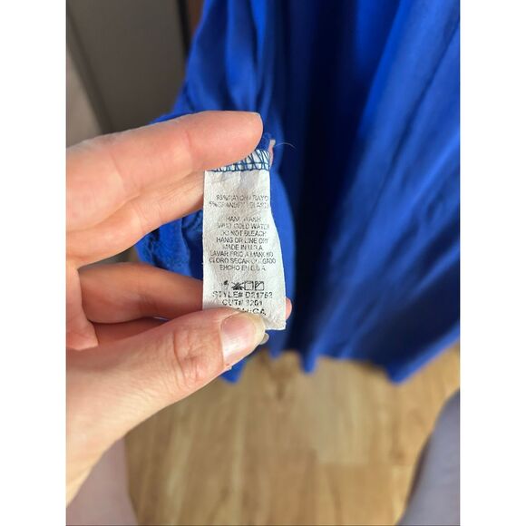 Cameo blue maxi dress size small size tag missing beach dress - Picture 6 of 6